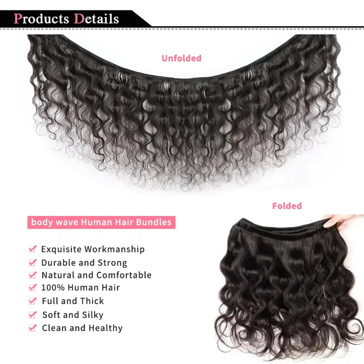 Brazilian Body Wave Hair Bundles
