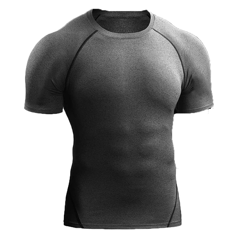 2025 Men’s Compression T-Shirt – Quick-Dry, Elastic Sportswear for Running, Gym & Workout