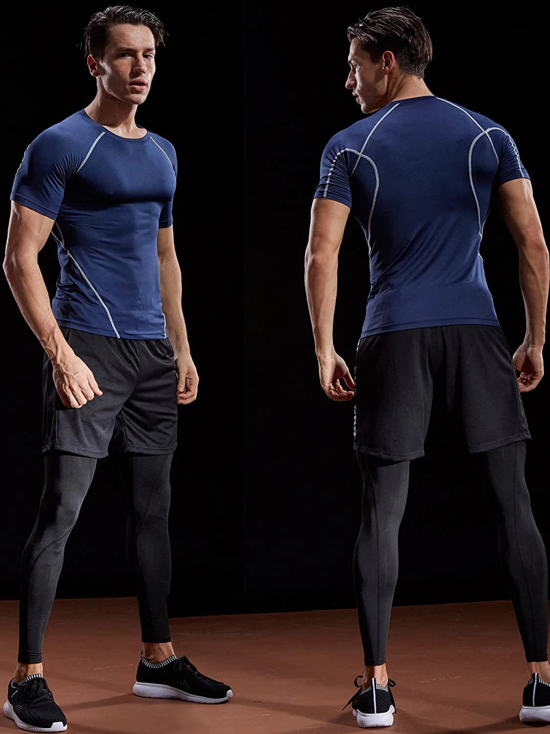 2025 Men’s Compression T-Shirt – Quick-Dry, Elastic Sportswear for Running, Gym & Workout