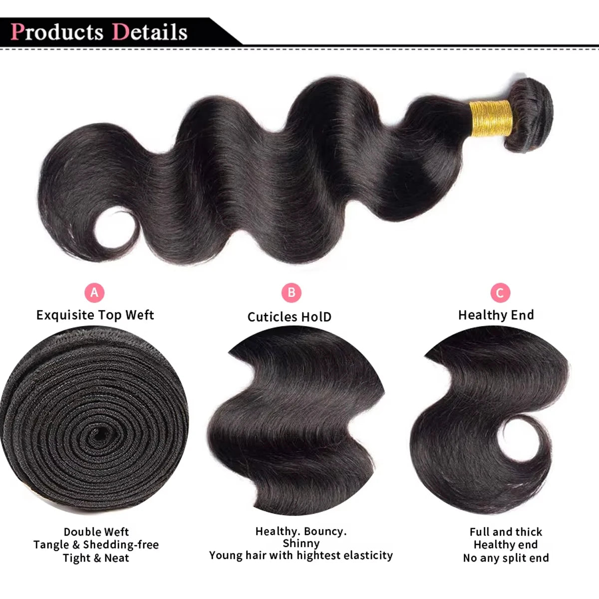 Brazilian Body Wave Hair Bundles