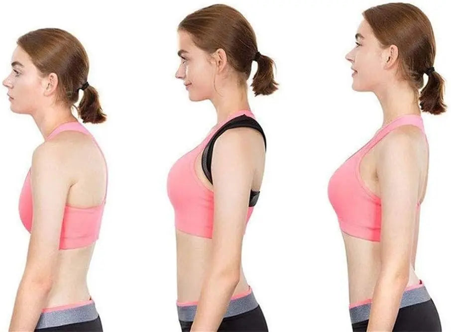 Adjustable Posture Corrector – Back & Shoulder Support, Clavicle, Spine Brace for Home & Office.