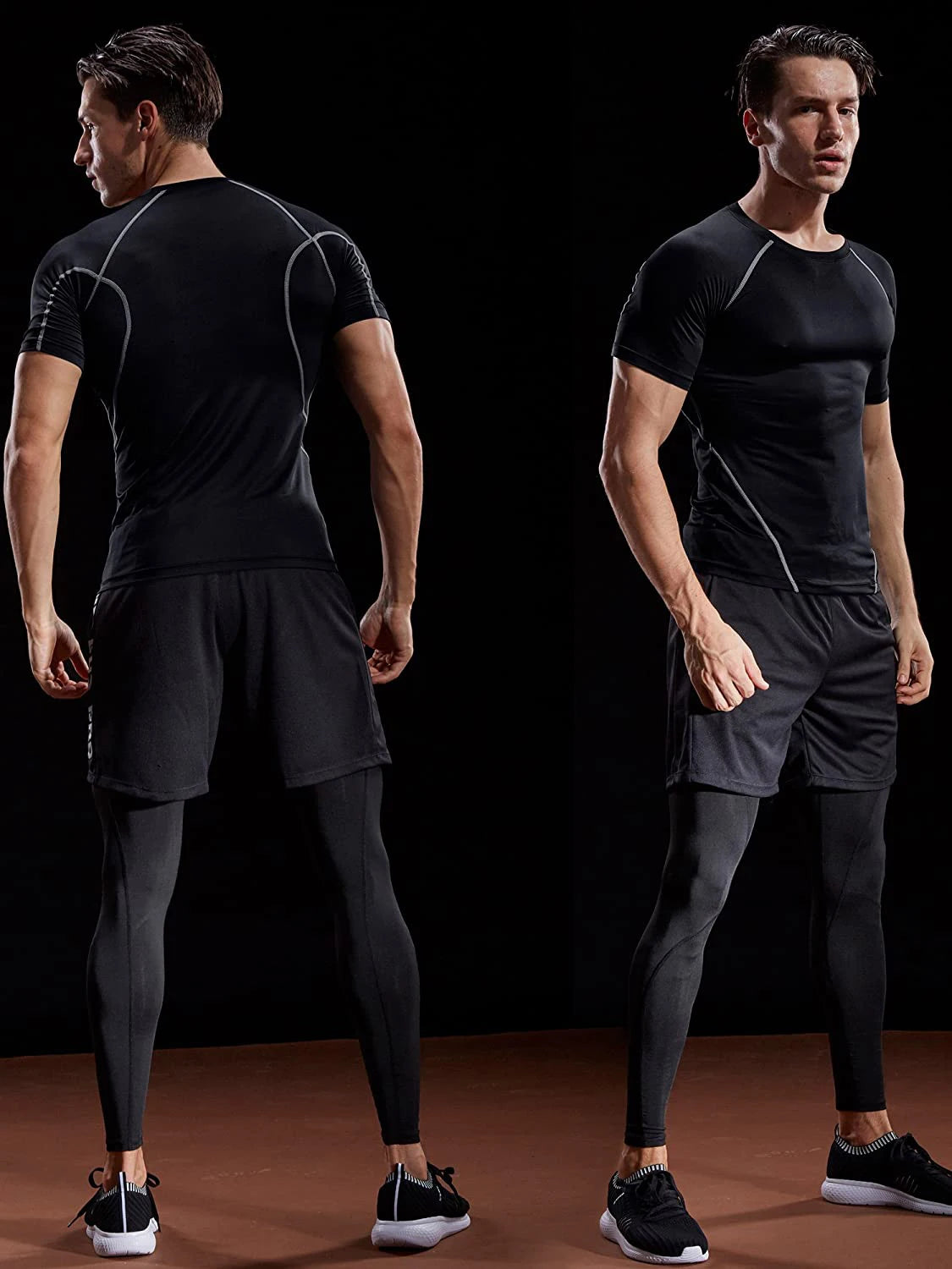 2025 Men’s Compression T-Shirt – Quick-Dry, Elastic Sportswear for Running, Gym & Workout