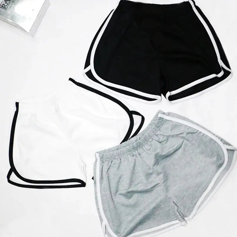 Elastic Shorts for Women, Loose Fitting, Quick Drying, Summer Thin Running, Fitness, Leisure, and Anti External Wear.