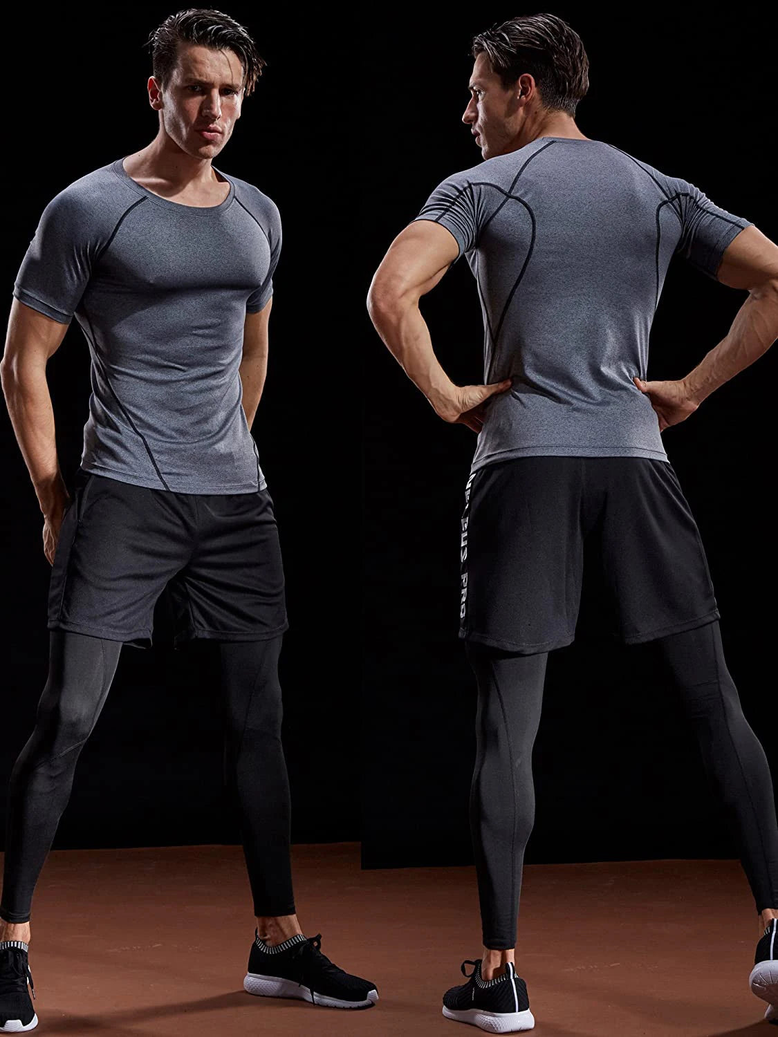 2025 Men’s Compression T-Shirt – Quick-Dry, Elastic Sportswear for Running, Gym & Workout