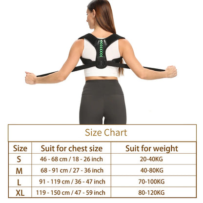 Adjustable Posture Corrector – Back & Shoulder Support, Clavicle, Spine Brace for Home & Office.