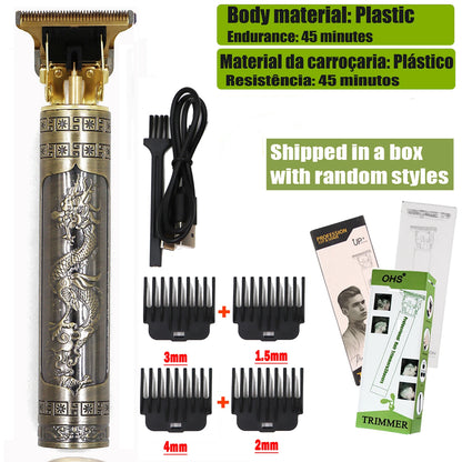 T9 Electric Hair Clipper – 0mm Beard & Body Trimmer, Men’s Shaver Grooming Tool
