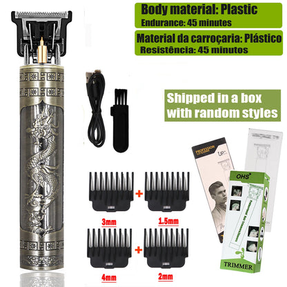 T9 Electric Hair Clipper – 0mm Beard & Body Trimmer, Men’s Shaver Grooming Tool