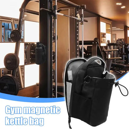 Magnetic Gym Sling Bag – Waterproof Crossbody with Bottle & Phone Holder for Sports & Travel