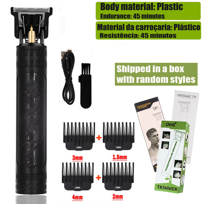 T9 Electric Hair Clipper – 0mm Beard & Body Trimmer, Men’s Shaver Grooming Tool