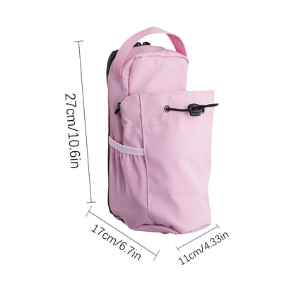 Magnetic Gym Sling Bag – Waterproof Crossbody with Bottle & Phone Holder for Sports & Travel
