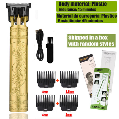 T9 Electric Hair Clipper – 0mm Beard & Body Trimmer, Men’s Shaver Grooming Tool