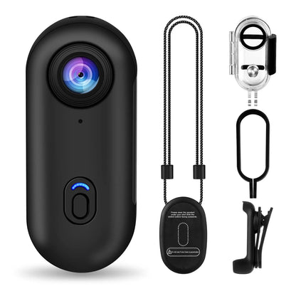 Pocket 4K Mini Camera – Wearable, Magnetic, Waterproof, WiFi Cam for Vlogs, Cycling, Home Use