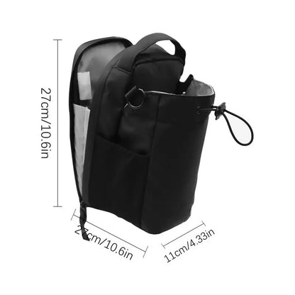 Magnetic Gym Sling Bag – Waterproof Crossbody with Bottle & Phone Holder for Sports & Travel