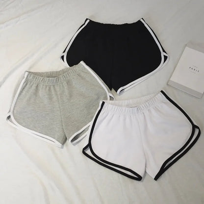 Elastic Shorts for Women, Loose Fitting, Quick Drying, Summer Thin Running, Fitness, Leisure, and Anti External Wear.