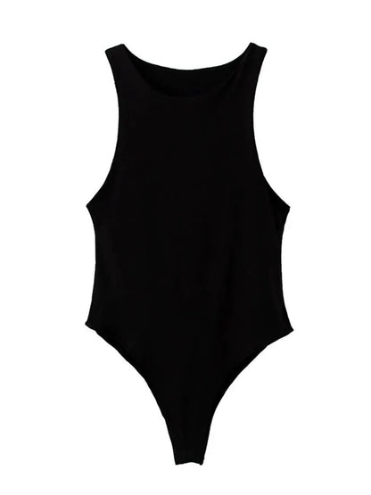 Women’s Sexy Summer Bodycon Bodysuit – Slim Fit, Casual Chic, 8 Colors, Clubwear Playsuit